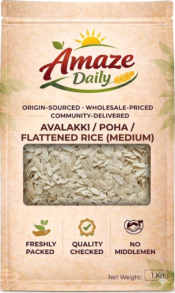 Avalakki/Poha/Flattened Rice (Medium) 750GMS