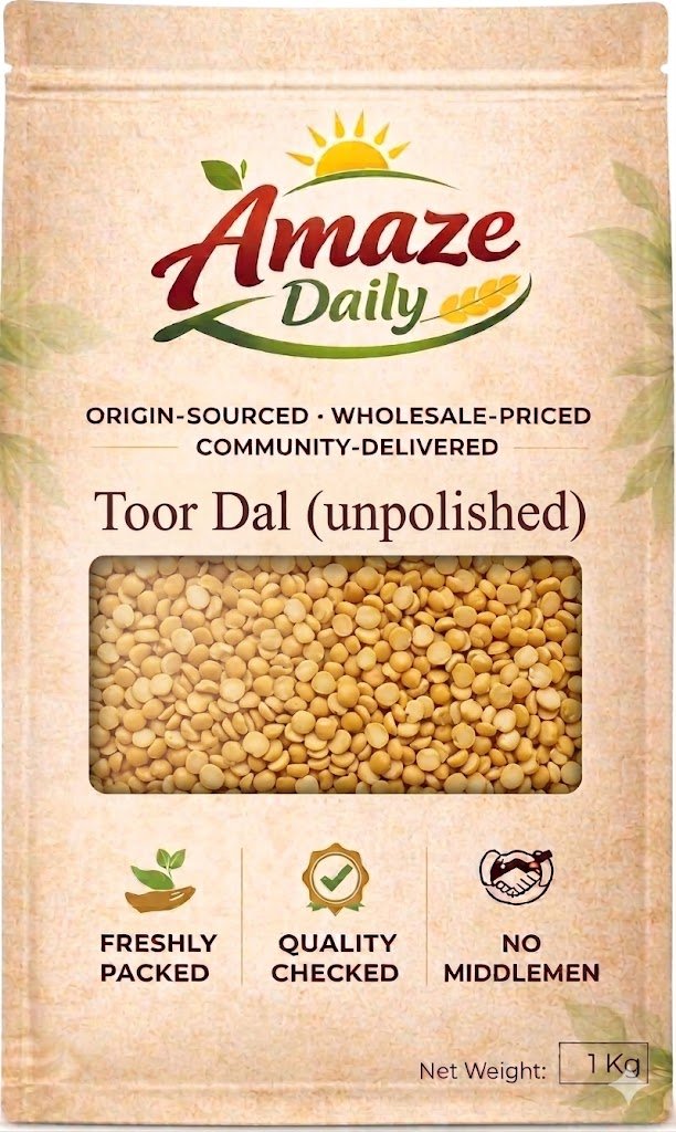TOOR DALL UNPOLISHED PREMIUM 1 kg GULBARGA