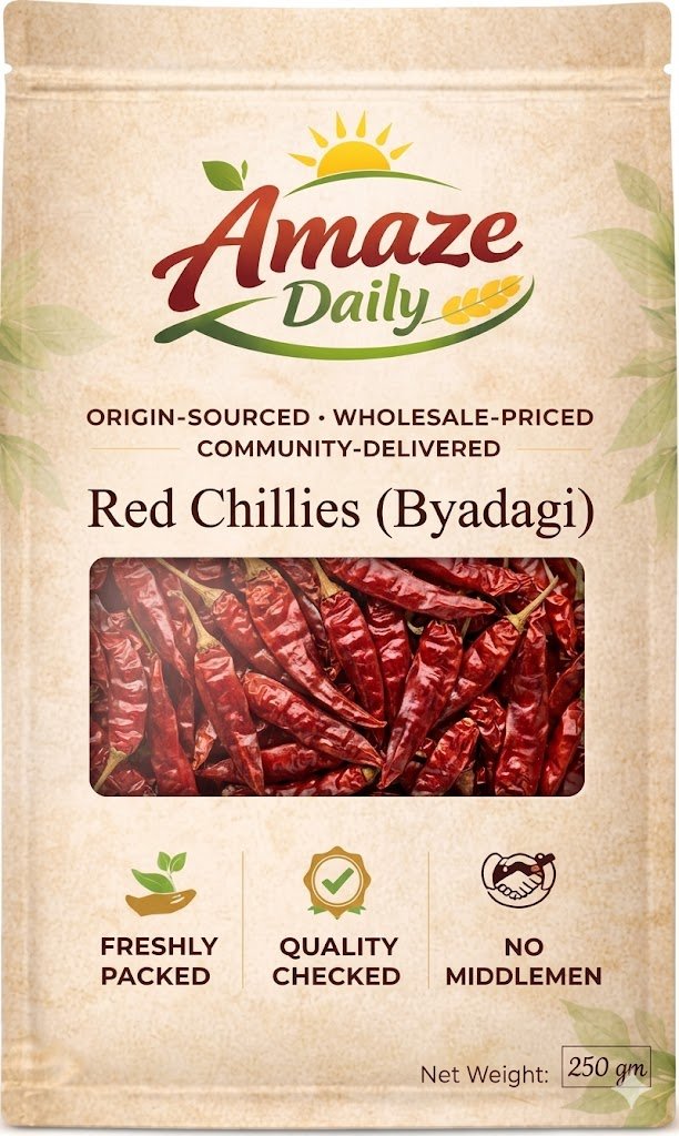 Red Chillies (Byadigi) 300 Grams