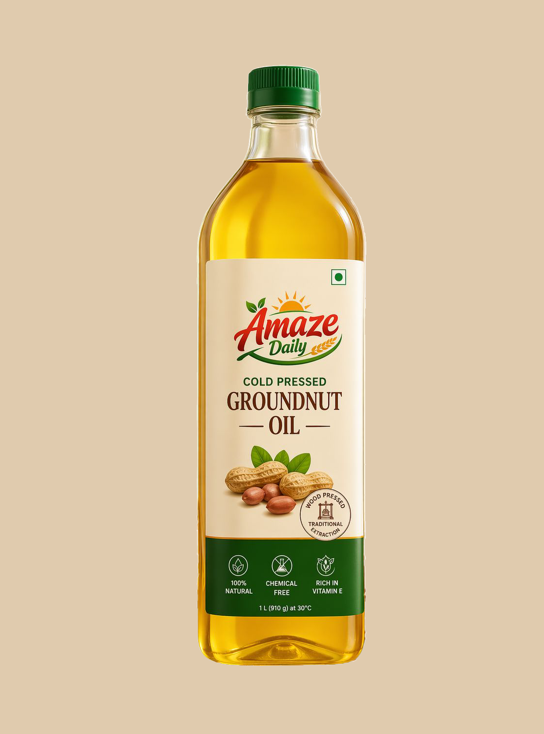Cold Pressed Groundnut Oil 1 Ltr