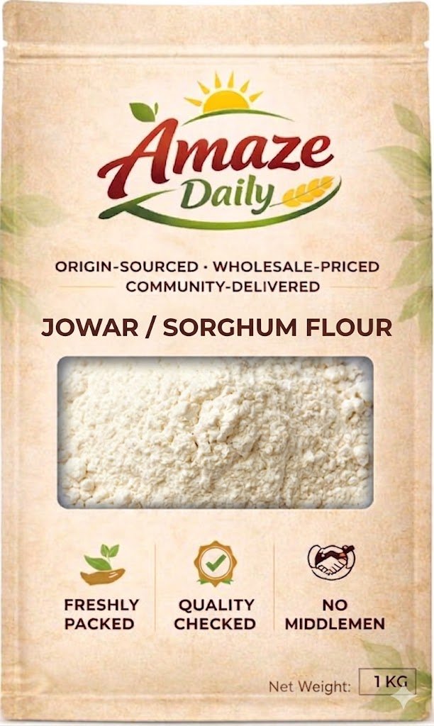 Jowar/Sorghum  [maharastra white jawar] Flour 1 kg