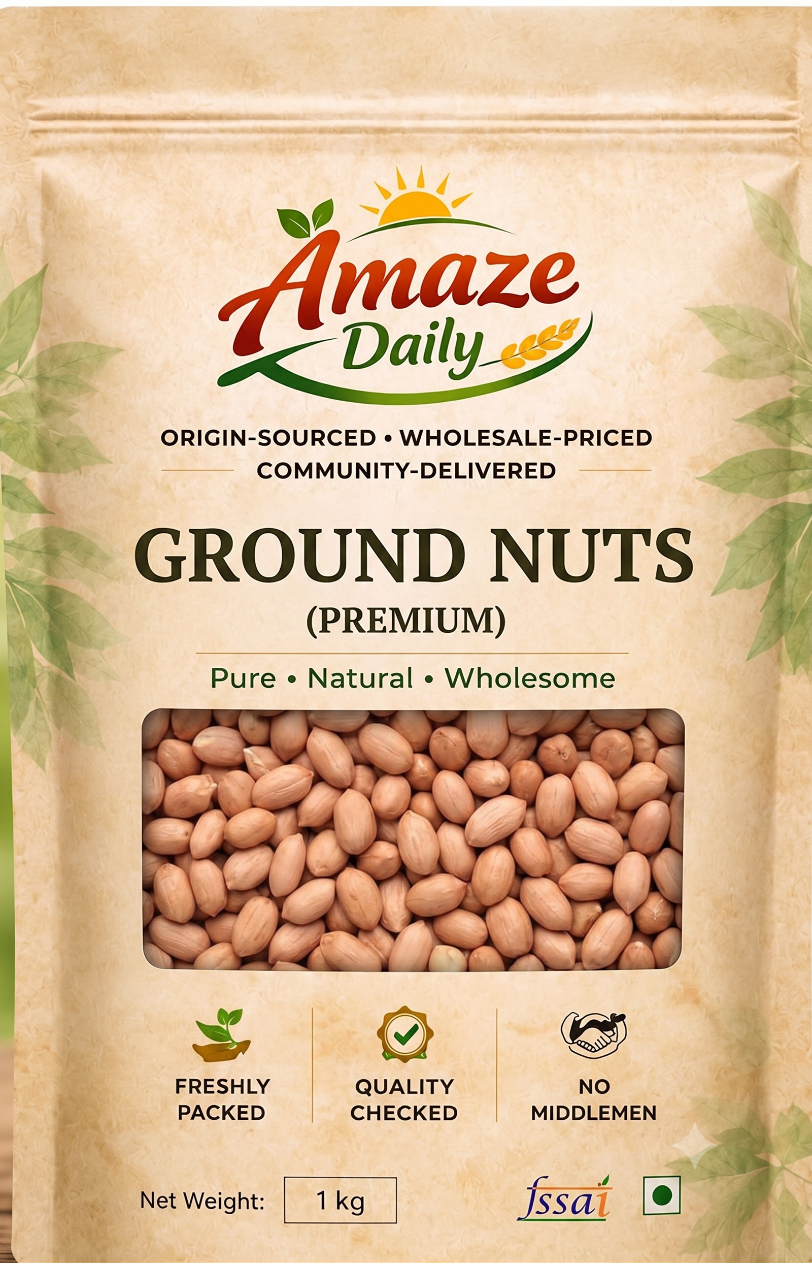 GROUND NUTS PREMIUM 1 KG