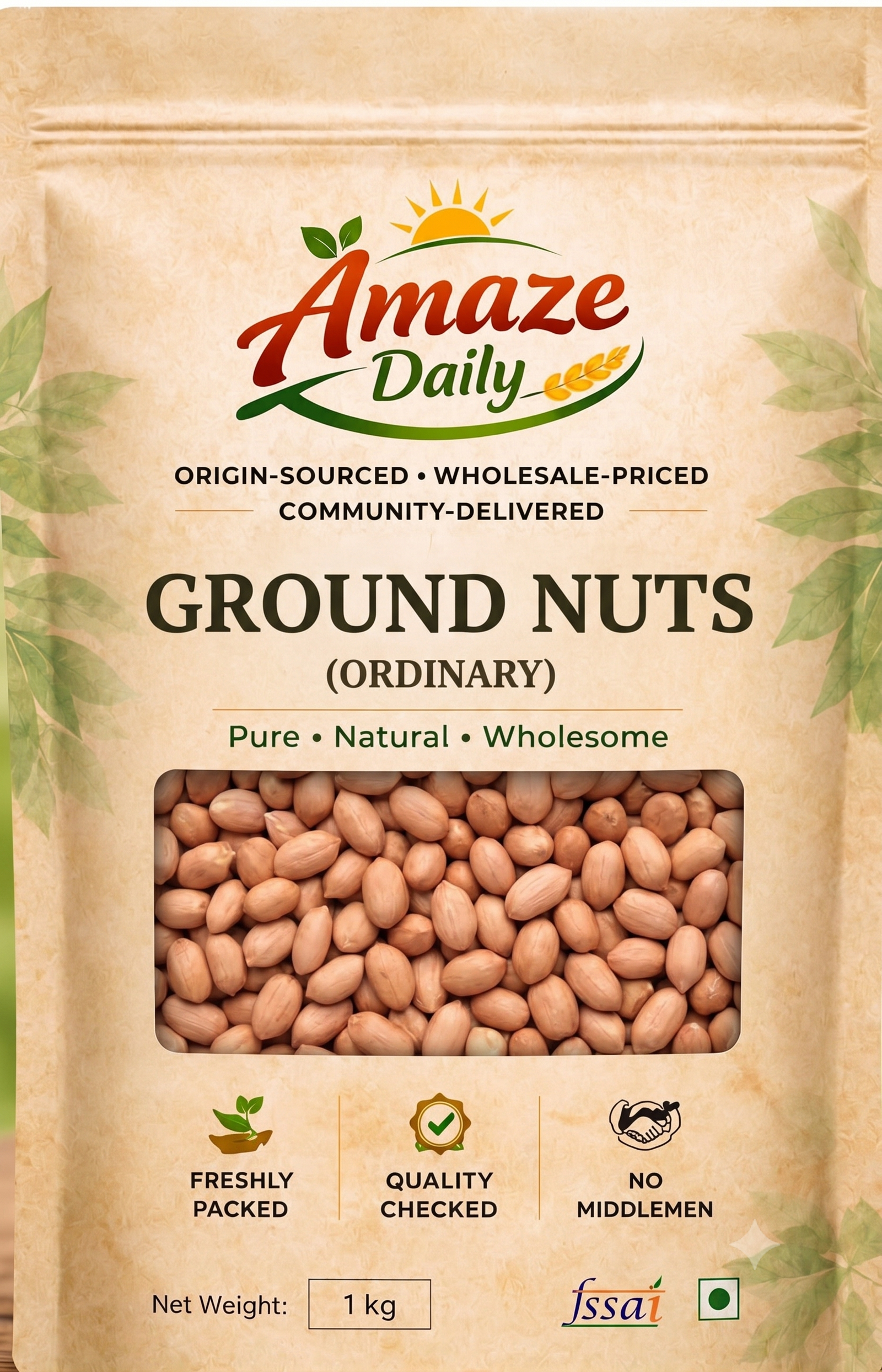 GROUNDNUTS  REGULAR  1 KG
